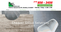 Desktop Screenshot of cheaperofficesolutions.com